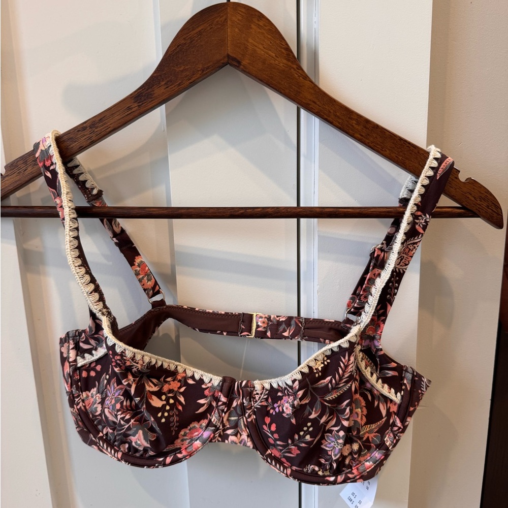 Abercrombie & Fitch Floral Print Bikini Top